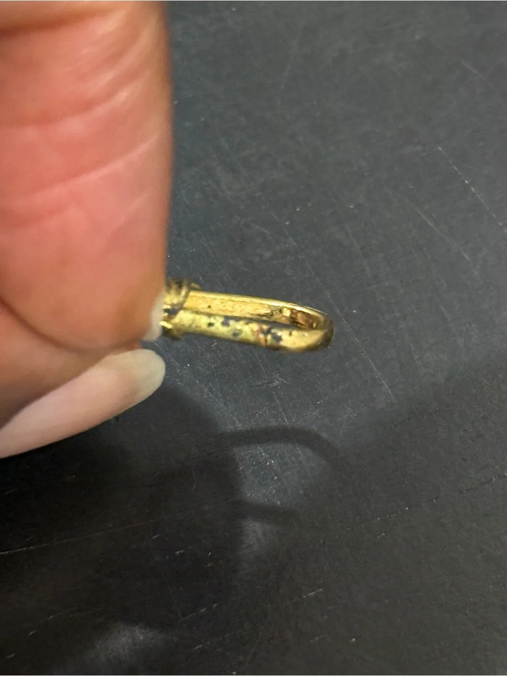 Gucci Gold Tone Shield Charm Zipperpull- Women Accessories